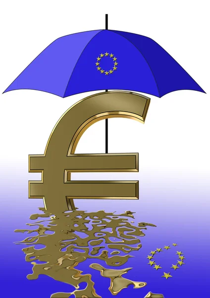 Crisi dell'euro — Foto Stock