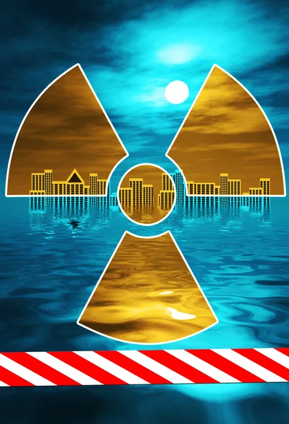 Desastres nucleares — Fotografia de Stock