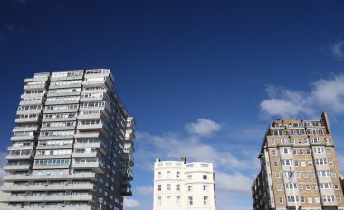 Kule blok modern klasik ofis düz