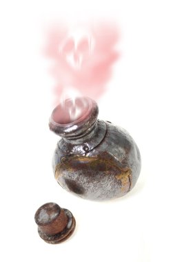 Poison bottle skull clipart