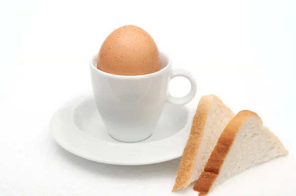 Ägg toast frukost — Stockfoto