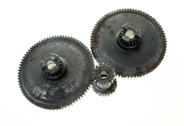 Gear cogs isolated — Stock Photo, Image