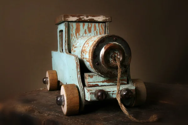 Tren oyuncak vintage — Stok fotoğraf