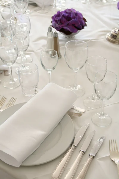 Table setting cutlery — Stock Photo, Image
