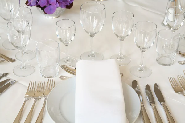 Table setting cutlery — Stock Photo, Image