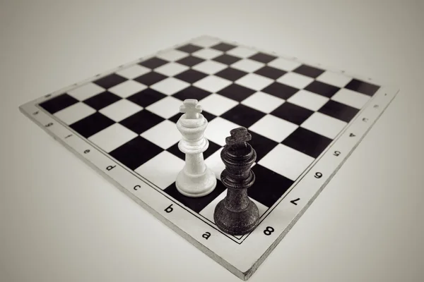 Šachová hra vítězství — Stock fotografie