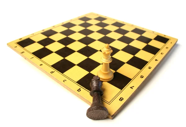 Šachová hra vítězství — Stock fotografie