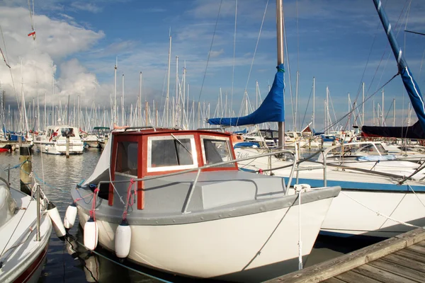 Yacht boat harbor — Stock Photo, Image