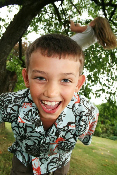 Child tween laugh — Stock Photo, Image