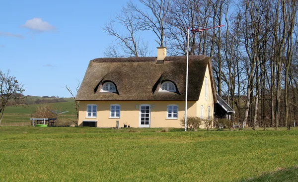 Boerderij huis Deense Denemarken — Stockfoto