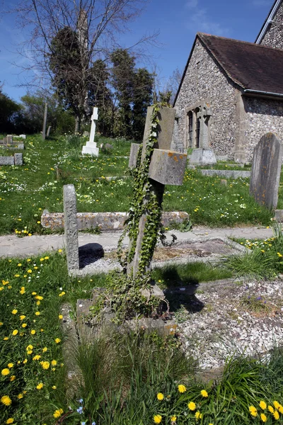 Kyrkan england medeltida bramber — Stockfoto