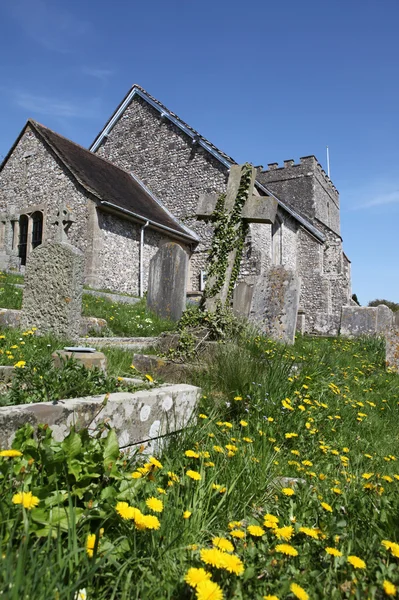 教会英格兰中世纪教区 bramber — 图库照片