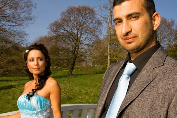 Turkisk etnické zásnubní Svatební pár — Stock fotografie