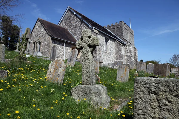 Kirche england mittelalterliche pfarrei bramber — Stockfoto