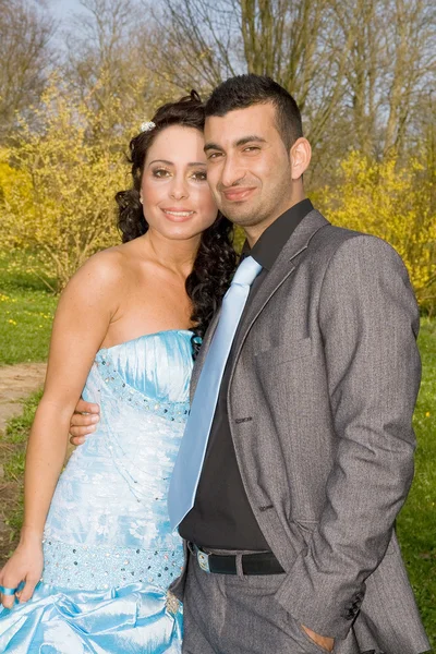 Turkisk fidanzamento etnico matrimonio coppia — Foto Stock