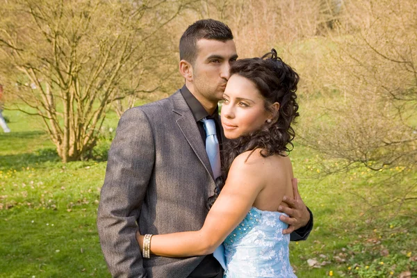 Turkisk compromiso étnico boda pareja —  Fotos de Stock