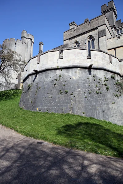Средневековый замок Английский Арундел — стоковое фото