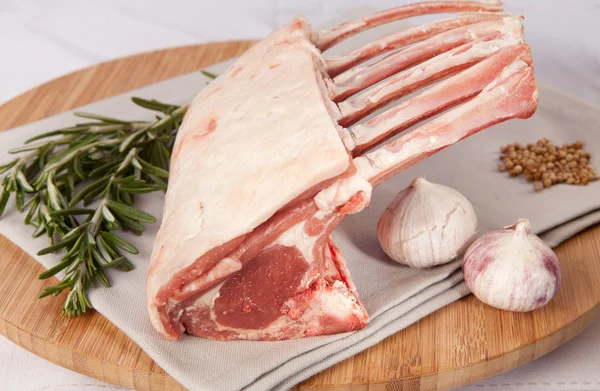 Lamb rack crown gourmetmat — Stockfoto