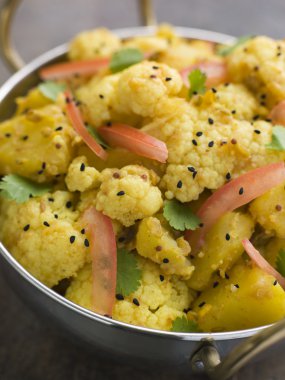 Gobi Aloo - Spiced Cauliflower and Potato clipart