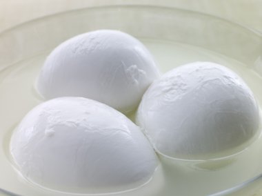 Balls of Buffalo Mozzarella clipart