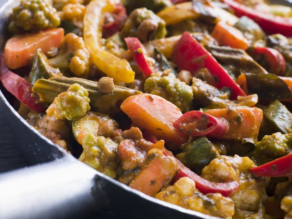 Sabzi salan - grönsaker curry — Stockfoto