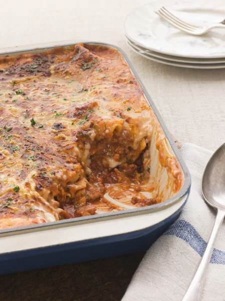 Lasagne in an Oven Dish — Stock Photo, Image