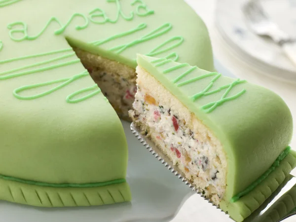 Cassata 케이크의 슬라이스 — 스톡 사진