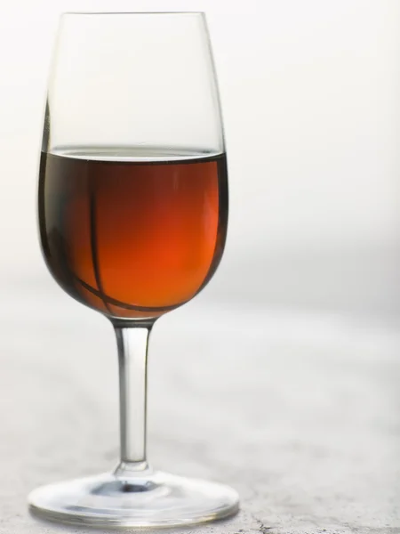 Tatlı bir Marsala cam — Stok fotoğraf