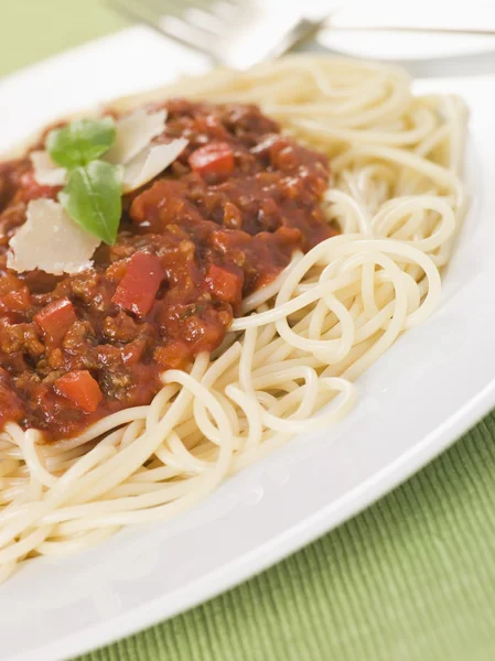 Spaghetti Alla Bologna — Foto Stock