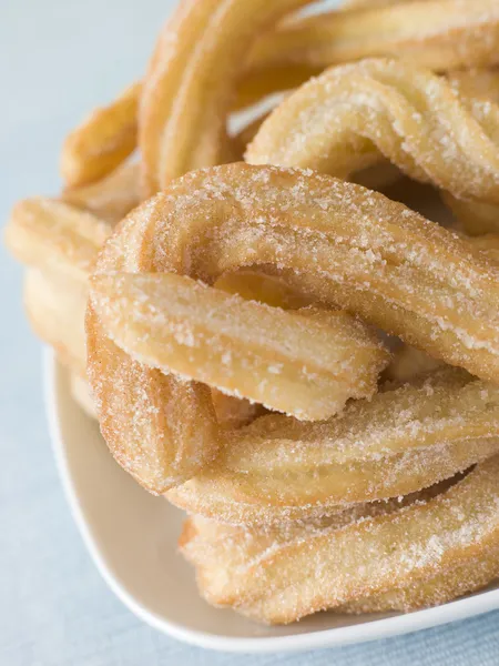 Plate of Churros — Stock Photo, Image