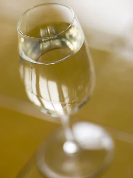 Pohár spanyol száraz sherry — Stock Fotó