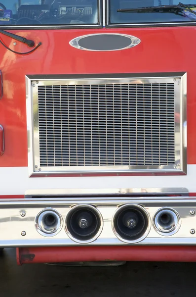 Detalhe de um carro de bombeiros — Fotografia de Stock