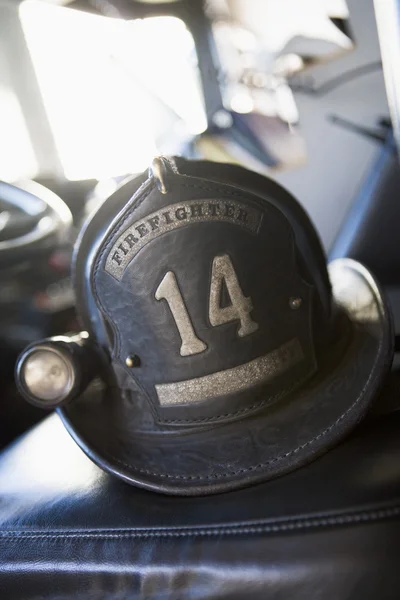 Vintage firefighter's helmet — Stock Photo, Image