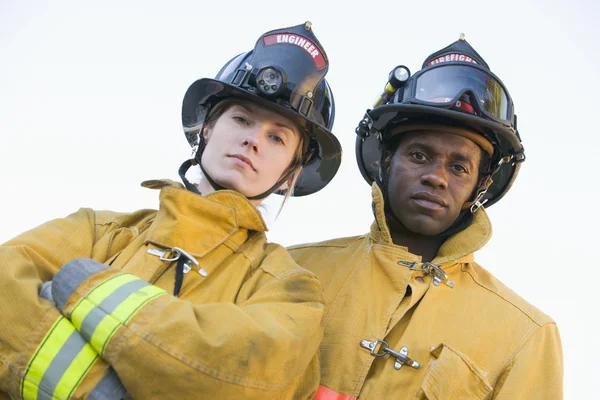 Tűzoltók Portréja — Stock Fotó