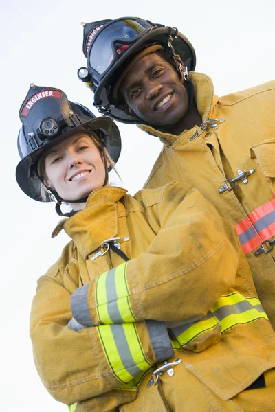Portrait Firefighters — Stock Photo, Image