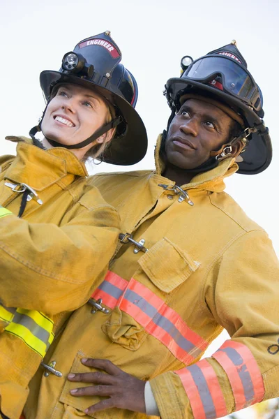 Portrait of firefighters — Stock Photo, Image