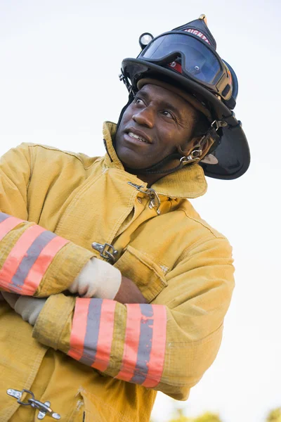 Портрет пожежника — стокове фото