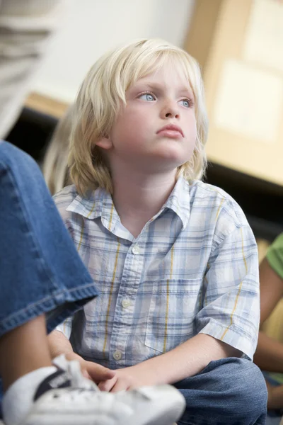 Boy Daydreaming Kindergarten — Stock Photo, Image