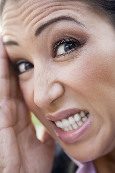 Close-up de mulher frustrada — Fotografia de Stock