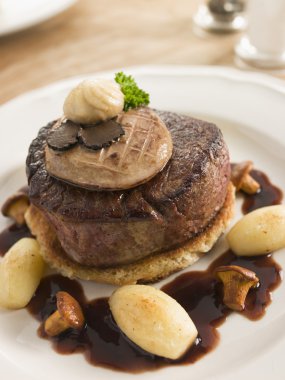 Tournedos Rossini with Cocotte Potatoes clipart