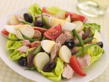 Salad of Tuna Nicoise clipart