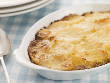 Dish of Dauphinoise Potatoes clipart