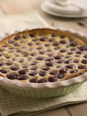 Black Cherry Clafoutis clipart