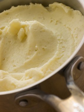 Pan of Mashed Potato clipart