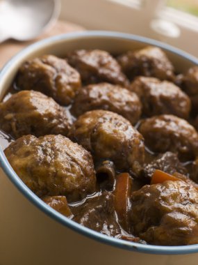 Beef Stew and Herb Dumplings clipart