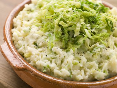 Dish of Colcannon clipart