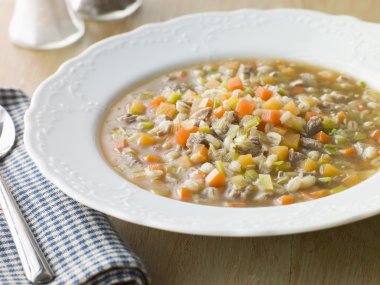 Bowl of Scotch Broth clipart