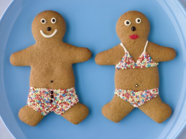 Gingerbread with Sugar Candy Swimwear clipart