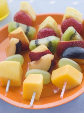 Fruit Kebabs clipart