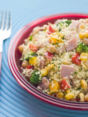 Ham and Vegetable Cous Cous clipart